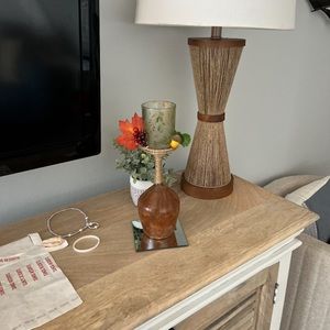 Selling assorted wreaths candles and candle holders